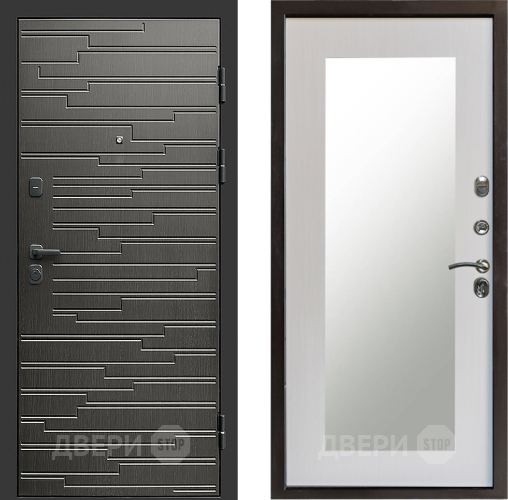 Дверь Престиж Rivera Зеркло Пастораль Лиственница белая в Жуковский