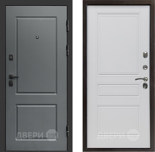 Входная металлическая Дверь Престиж Verona Классика Белый матовый в Жуковский