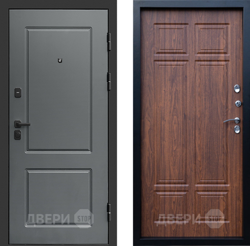 Входная металлическая Дверь Престиж Verona Премиум Орех темный в Жуковский
