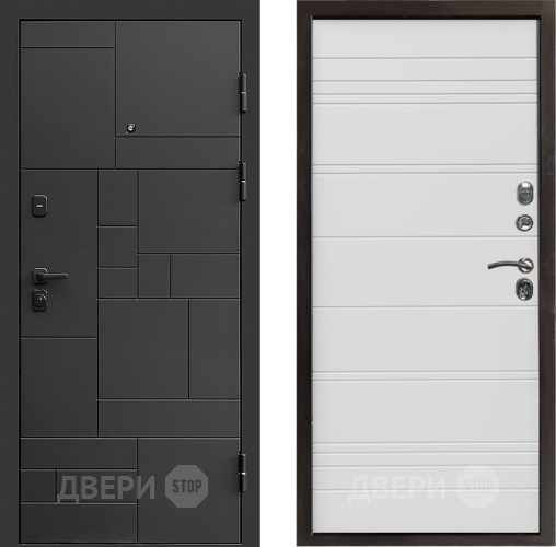 Дверь Престиж Kvadro Line Белый в Жуковский