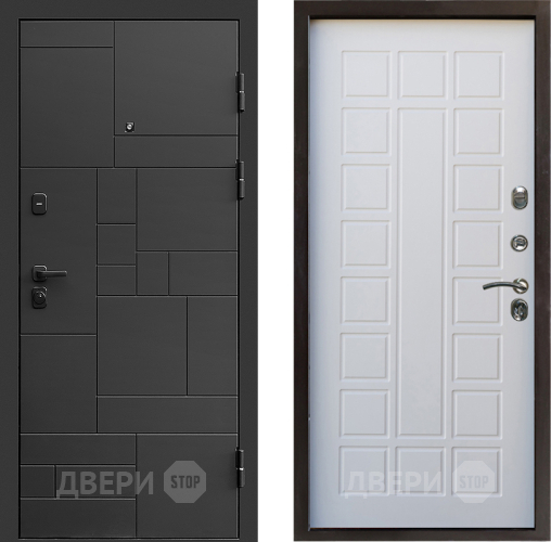 Входная металлическая Дверь Престиж Kvadro Престиж Белое дерево в Жуковский