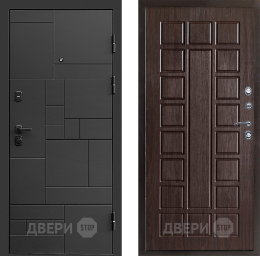 Входная металлическая Дверь Престиж Kvadro Престиж Венге в Жуковский
