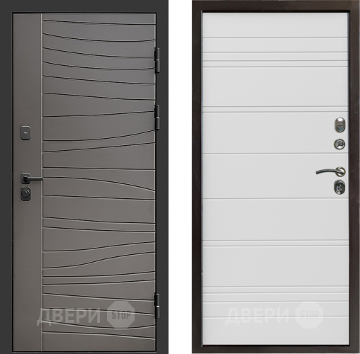 Входная металлическая Дверь Престиж Siciliya Line Белый в Жуковский