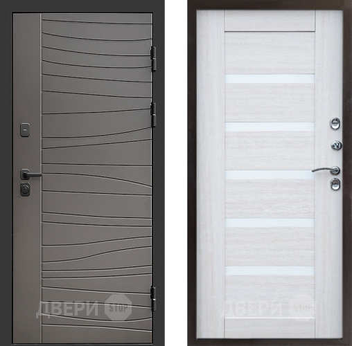 Входная металлическая Дверь Престиж Siciliya Царга Лиственница белая в Жуковский