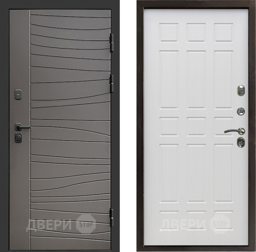 Входная металлическая Дверь Престиж Siciliya Спарта Лиственница белая в Жуковский