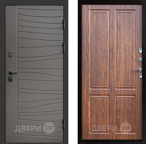 Входная металлическая Дверь Престиж Siciliya Премиум Орех светлый в Жуковский