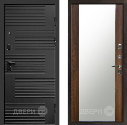 Входная металлическая Дверь Престиж Favorit Зеркало Дуб в Жуковский