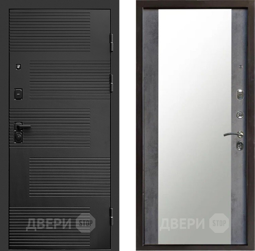 Дверь Престиж Favorit Зеркало Бетон темный в Жуковский