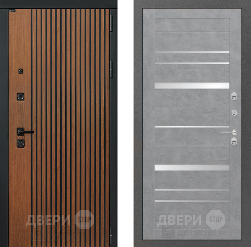 Входная металлическая Дверь Лабиринт (LABIRINT) Шторм 20 Бетон светлый в Жуковский