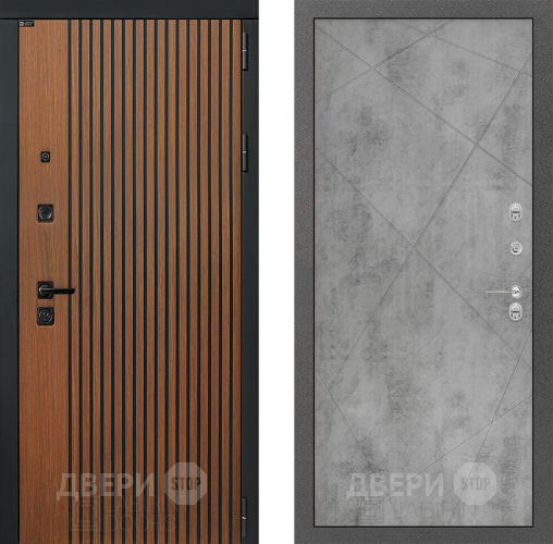 Входная металлическая Дверь Лабиринт (LABIRINT) Шторм 24 Бетон светлый в Жуковский
