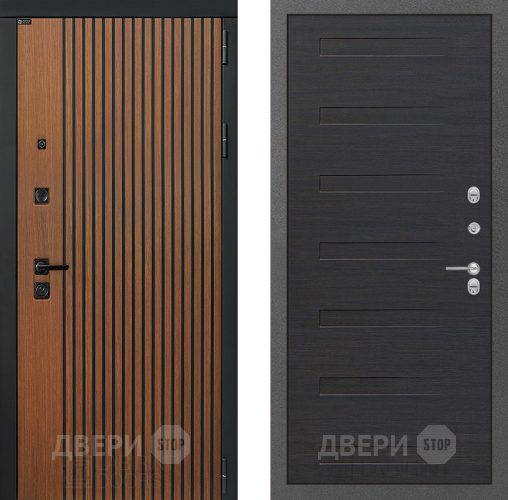 Входная металлическая Дверь Лабиринт (LABIRINT) Шторм 14 Эковенге поперечный в Жуковский