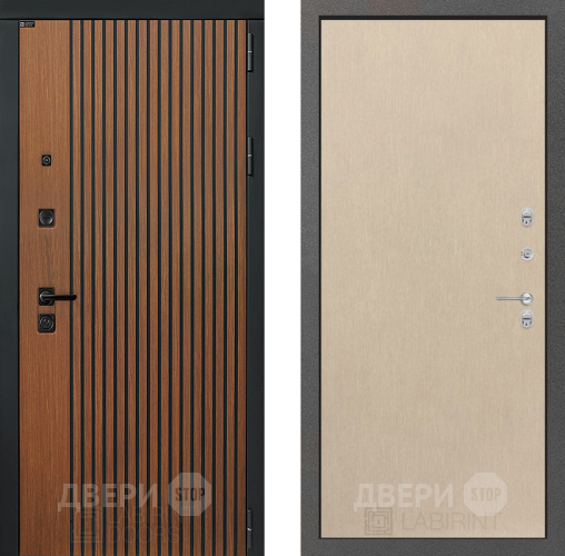 Входная металлическая Дверь Лабиринт (LABIRINT) Шторм 05 Венге светлый в Жуковский