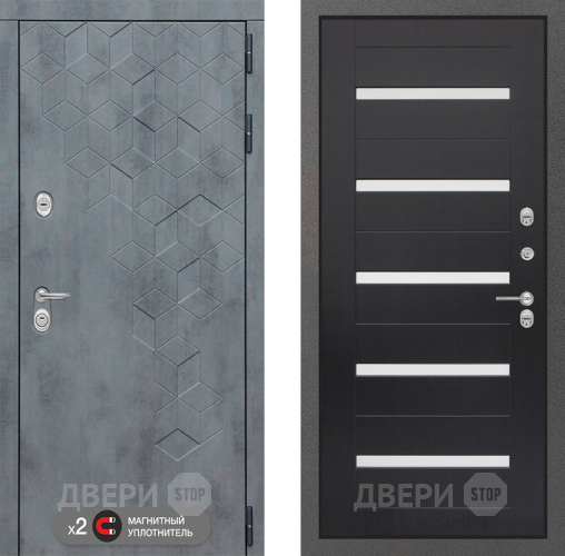 Дверь Лабиринт (LABIRINT) Бетон 01 Венге в Жуковский