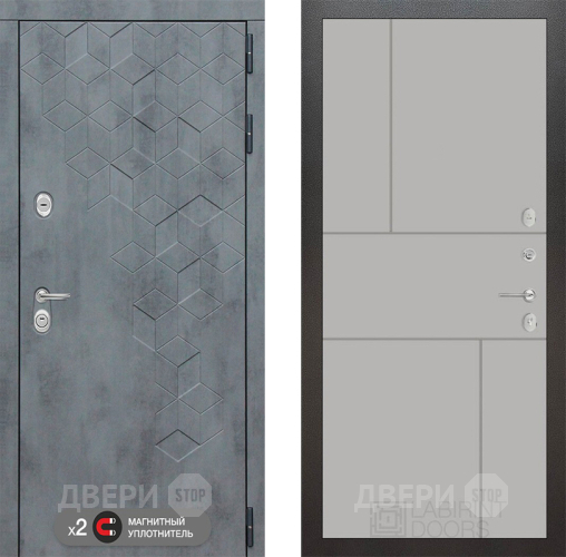 Дверь Лабиринт (LABIRINT) Бетон 21 Грей софт в Жуковский