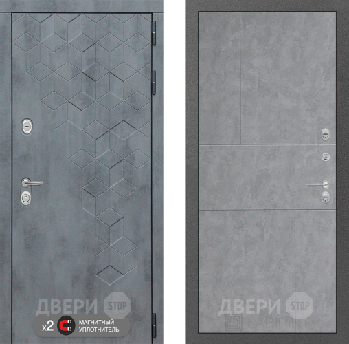 Входная металлическая Дверь Лабиринт (LABIRINT) Бетон 21 Бетон светлый в Жуковский