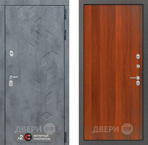 Входная металлическая Дверь Лабиринт (LABIRINT) Бетон 05 Итальянский орех в Жуковский
