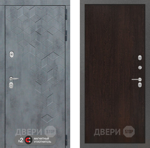 Входная металлическая Дверь Лабиринт (LABIRINT) Бетон 05 Венге в Жуковский