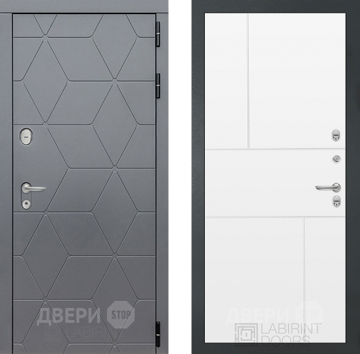 Дверь Лабиринт (LABIRINT) Cosmo 21 Белый софт в Жуковский