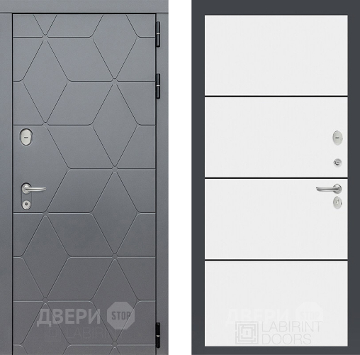 Дверь Лабиринт (LABIRINT) Cosmo 25 Белый софт в Жуковский