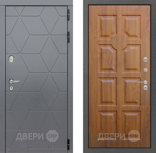 Входная металлическая Дверь Лабиринт (LABIRINT) Cosmo 17 Дуб золото в Жуковский