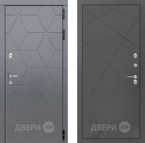 Входная металлическая Дверь Лабиринт (LABIRINT) Cosmo 24 Графит софт в Жуковский