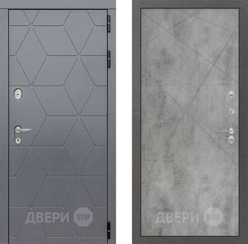 Входная металлическая Дверь Лабиринт (LABIRINT) Cosmo 24 Бетон светлый в Жуковский