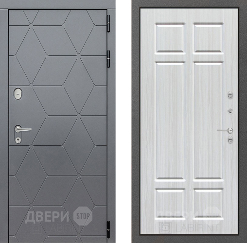 Входная металлическая Дверь Лабиринт (LABIRINT) Cosmo 08 Кристалл вуд в Жуковский