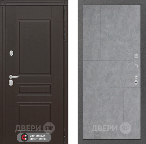 Входная металлическая Дверь Лабиринт (LABIRINT) Мегаполис 21 Бетон светлый в Жуковский