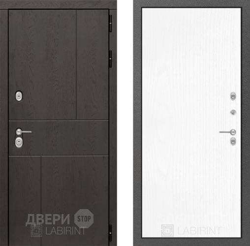 Дверь Лабиринт (LABIRINT) Urban 07 Белое дерево в Жуковский