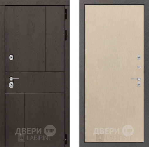 Входная металлическая Дверь Лабиринт (LABIRINT) Urban 05 Венге светлый в Жуковский