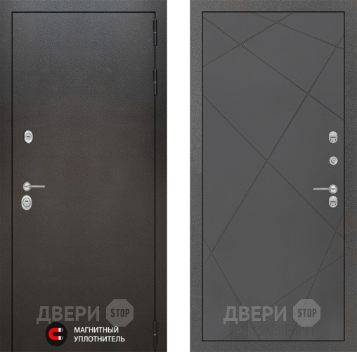 Дверь Лабиринт (LABIRINT) Silver 24 Графит софт в Жуковский