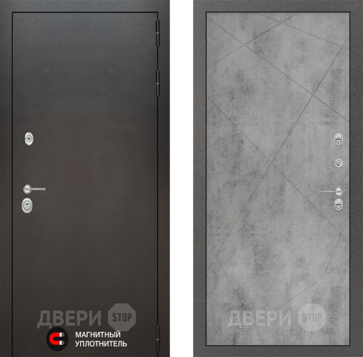 Входная металлическая Дверь Лабиринт (LABIRINT) Silver 24 Бетон светлый в Жуковский