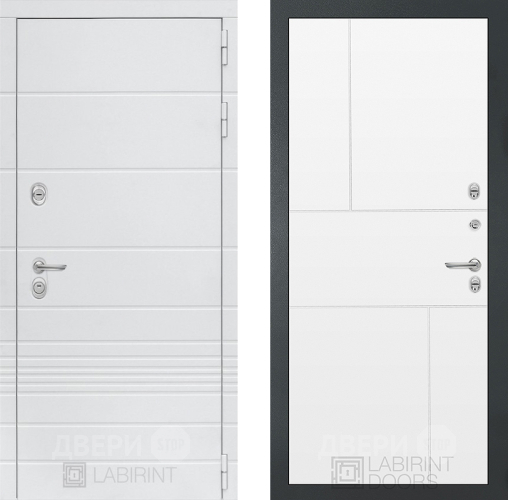 Дверь Лабиринт (LABIRINT) Трендо 21 Белый софт в Жуковский