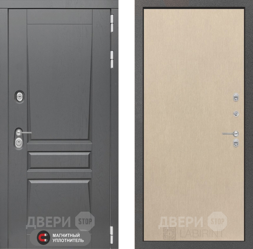 Входная металлическая Дверь Лабиринт (LABIRINT) Платинум 05 Венге светлый в Жуковский