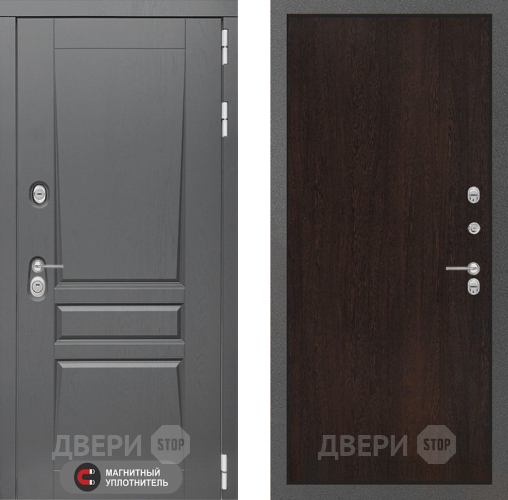 Входная металлическая Дверь Лабиринт (LABIRINT) Платинум 05 Венге в Жуковский