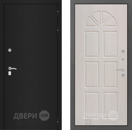 Дверь Лабиринт (LABIRINT) Classic шагрень черная 15 VINORIT Алмон 25 в Жуковский