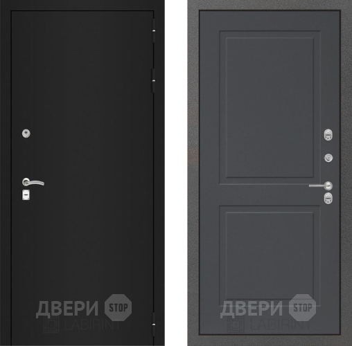 Дверь Лабиринт (LABIRINT) Classic шагрень черная 11 Графит софт в Жуковский