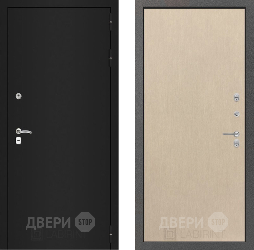 Входная металлическая Дверь Лабиринт (LABIRINT) Classic шагрень черная 05 Венге светлый в Жуковский