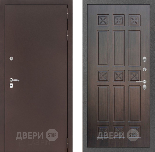 Входная металлическая Дверь Лабиринт (LABIRINT) Classic антик медь 16 VINORIT Алмон 28 в Жуковский