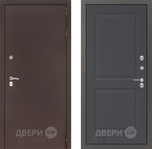 Дверь Лабиринт (LABIRINT) Classic антик медь 11 Графит софт в Жуковский