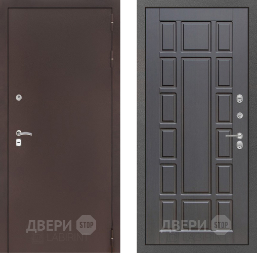 Входная металлическая Дверь Лабиринт (LABIRINT) Classic антик медь 12 Венге в Жуковский