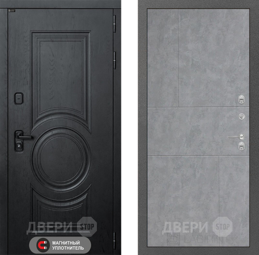 Дверь Лабиринт (LABIRINT) Гранд 21 Бетон светлый в Жуковский