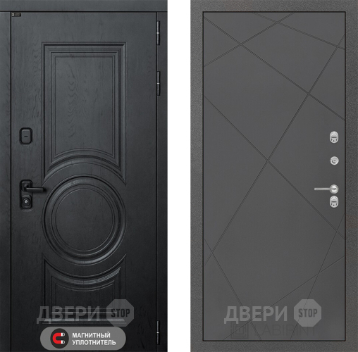 Входная металлическая Дверь Лабиринт (LABIRINT) Гранд 24 Графит софт в Жуковский