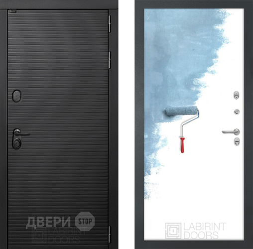 Входная металлическая Дверь Лабиринт (LABIRINT) Вулкано 28 Под покраску в Жуковский
