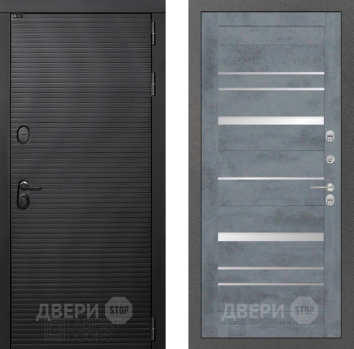 Входная металлическая Дверь Лабиринт (LABIRINT) Вулкано 20 Бетон темный в Жуковский