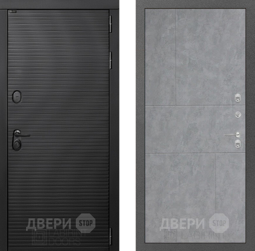 Входная металлическая Дверь Лабиринт (LABIRINT) Вулкано 21 Бетон светлый в Жуковский