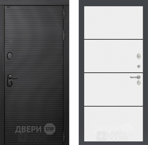 Дверь Лабиринт (LABIRINT) Вулкано 25 Белый софт в Жуковский