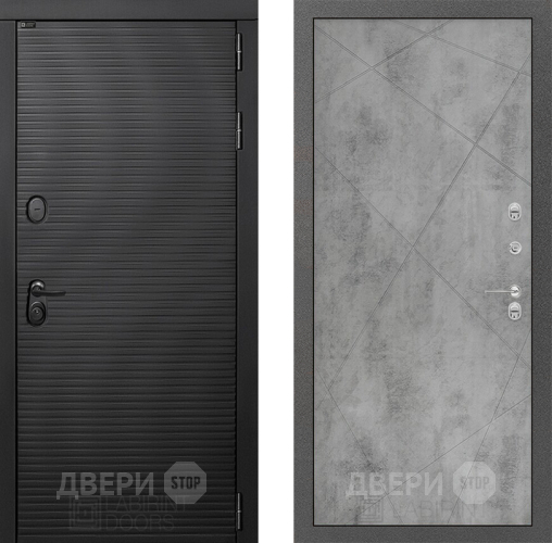 Входная металлическая Дверь Лабиринт (LABIRINT) Вулкано 24 Бетон светлый в Жуковский