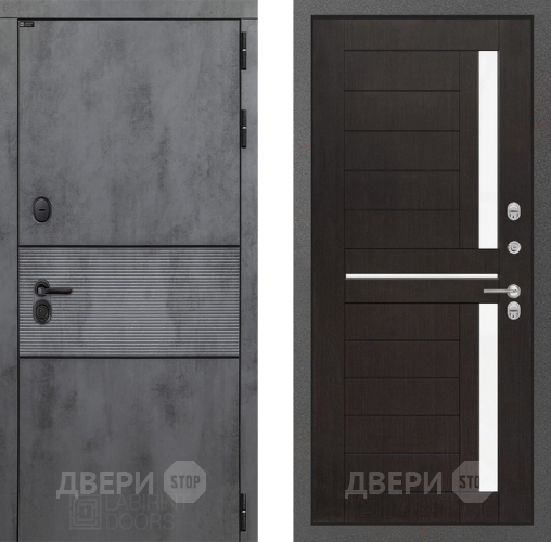 Входная металлическая Дверь Лабиринт (LABIRINT) Инфинити 02 Венге в Жуковский