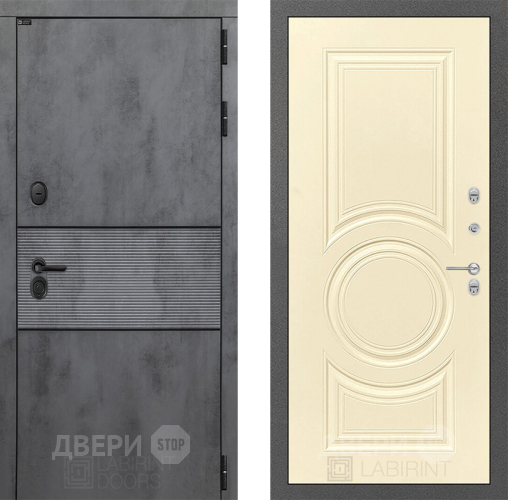 Входная металлическая Дверь Лабиринт (LABIRINT) Инфинити 23 Шампань в Жуковский